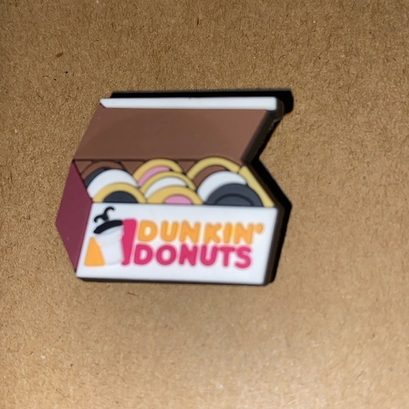 🐊6/$12🐊 Box Of Donuts - Dunkin’ Donuts Croc Charm - Picture 1 of 3